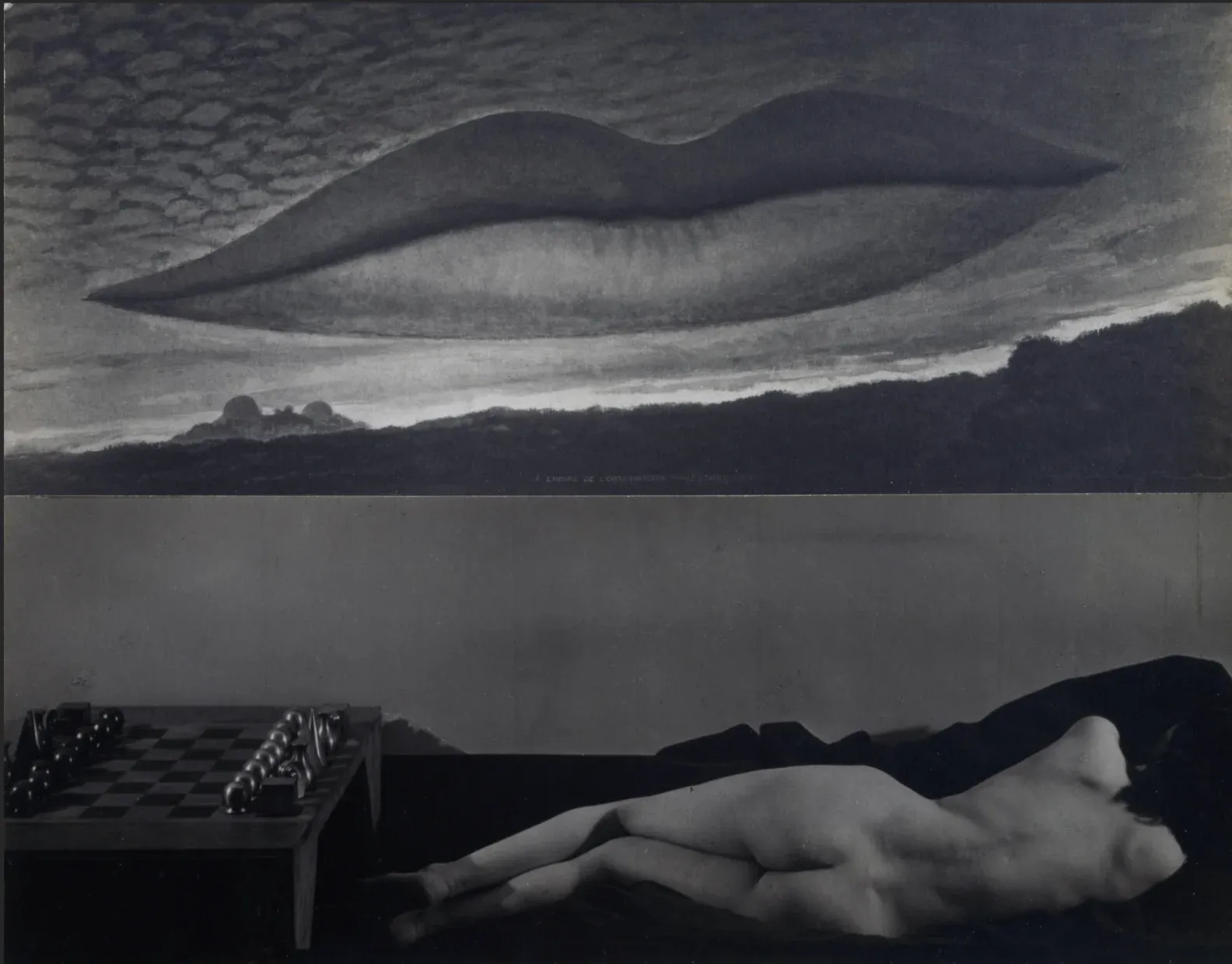 Man Ray. A l’heure de l’observatoire, les amoureux.1934.