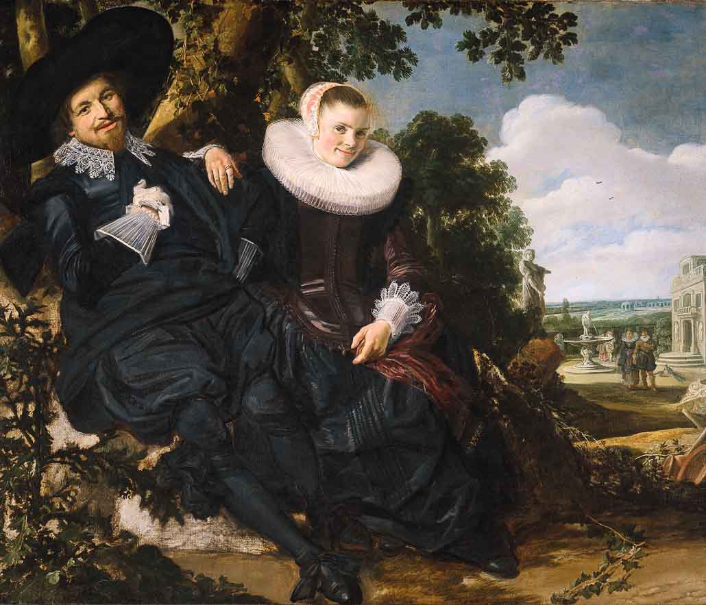 Frans Hals, « Portrait de mariage d’Isaac Massa et Beatrix Van der Laen », vers 1622. Rijksmuseum.