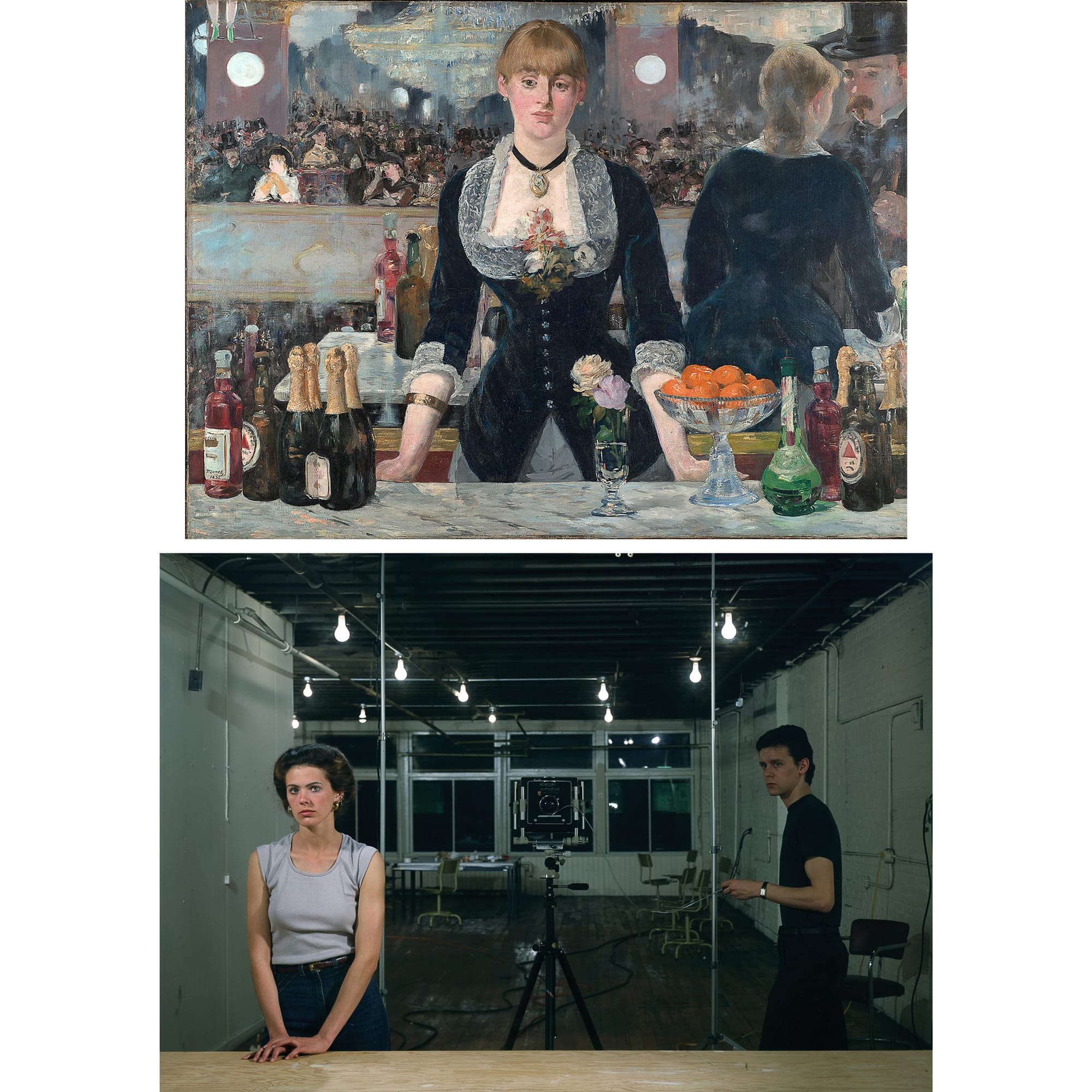 Edouard Manet, “Bar aux Folies Bergères” | Jeff Wall.