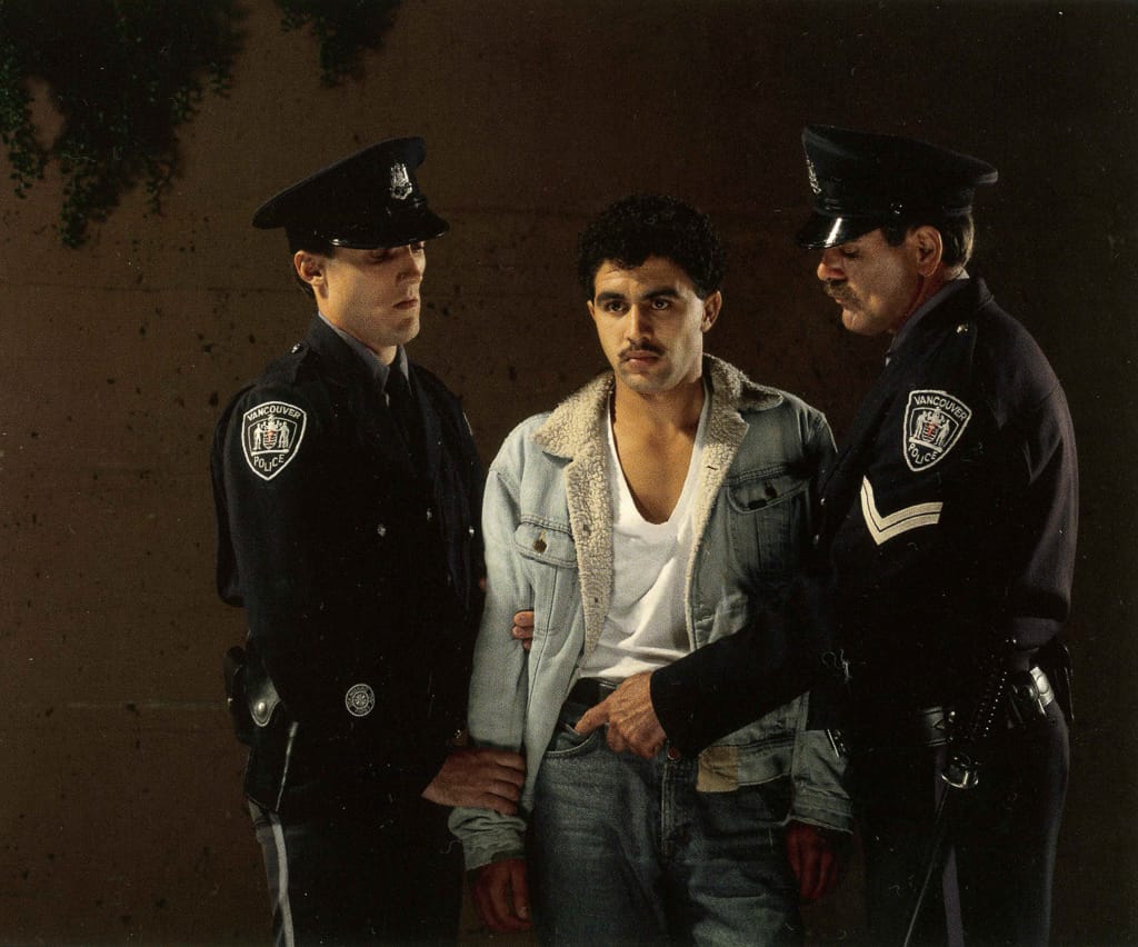 Jeff Wall, « The Arrest », 1989.