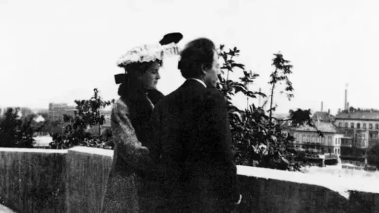 Photographie d’Alma et Gustav Mahler.