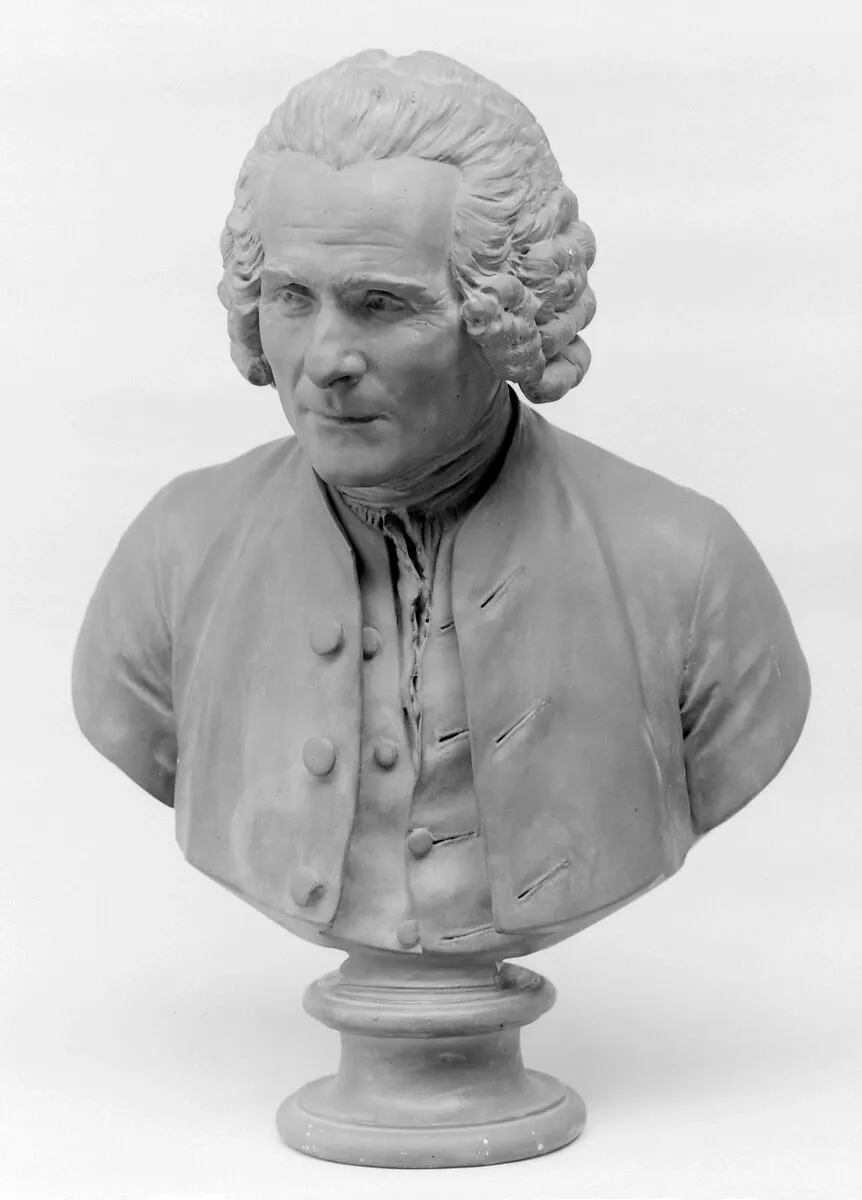 Houdon. Buste de Jean-Jacques Rousseau. 1778.