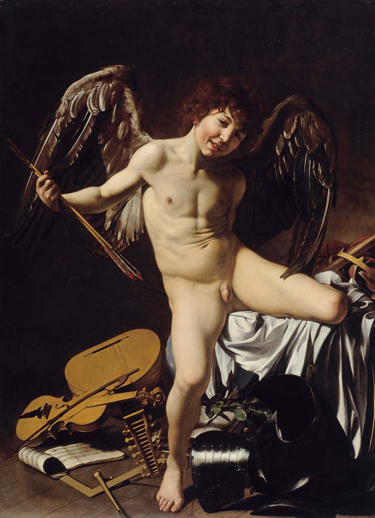 Le Caravage, « Amor Vincit Omnia », vers 1601-1602. Gemäldegalerie de Berlin