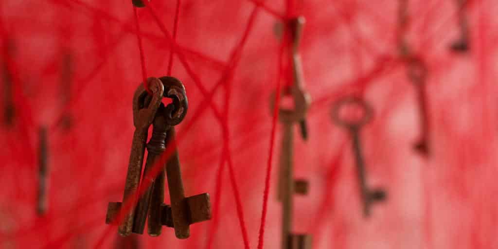 Chiharu Shiota, « The key in the hand ». Biennale de Venise 2015, Pavillon Japonais.