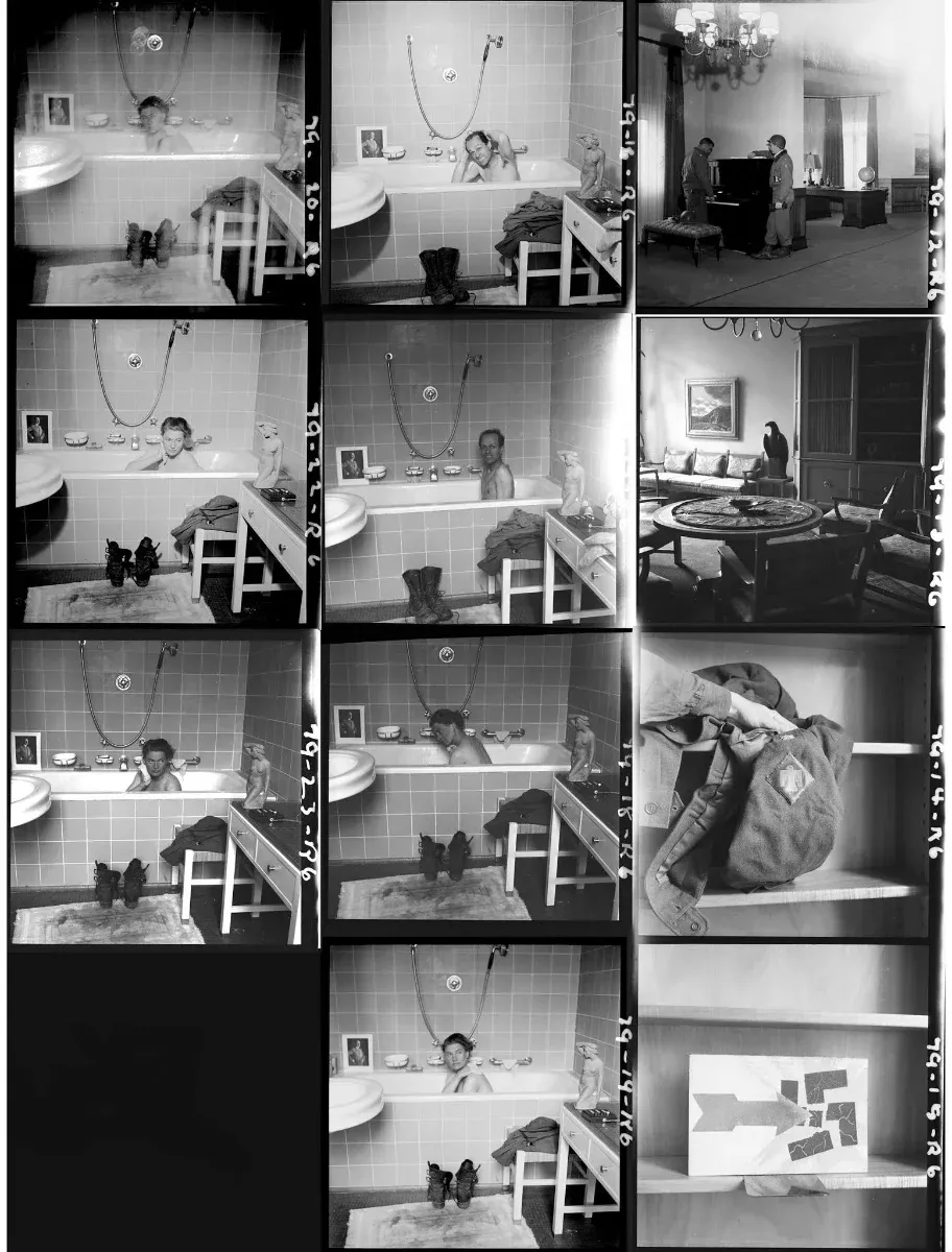 Photographies par Lee Miller et David Scherman.