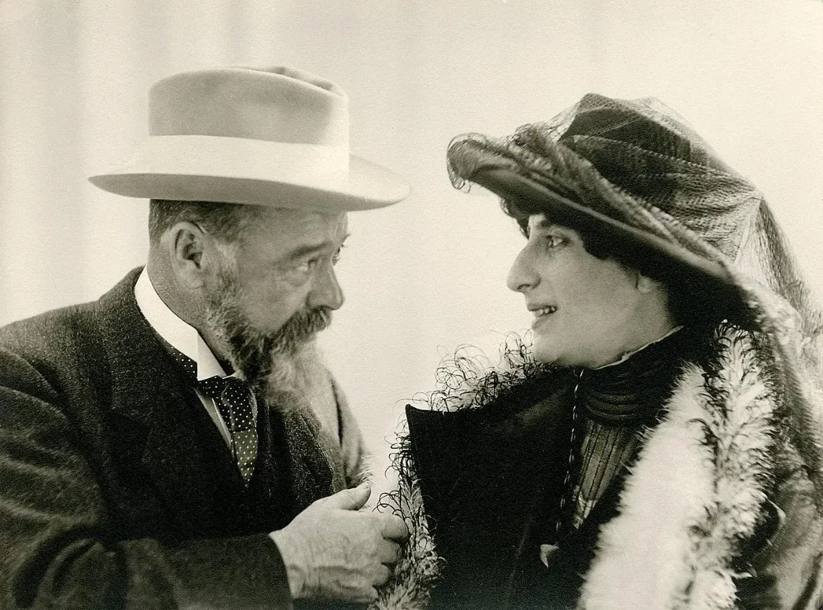 Ferdinand Hodler et Valentine Godè-Darel.
