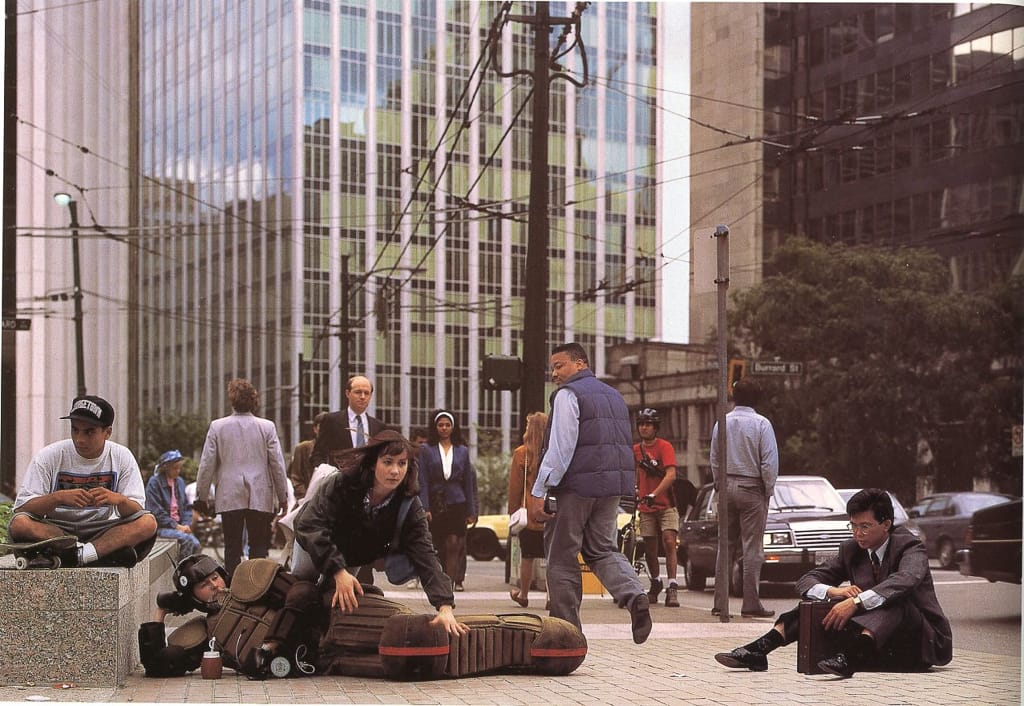 Jeff Wall, « The Stumbling Block », 1991.