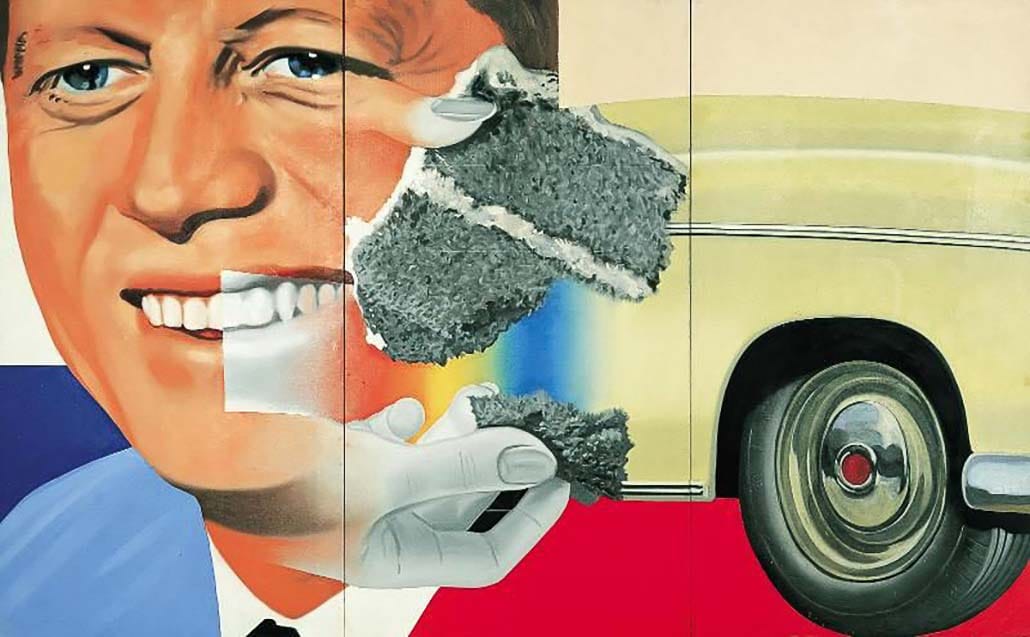 James Rosenquist, « President Elect », 11960-1961. Centre Pompidou.