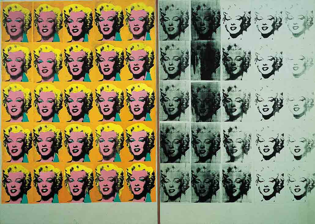 Andy Warhol, « Marilyn Diptych », 1962.