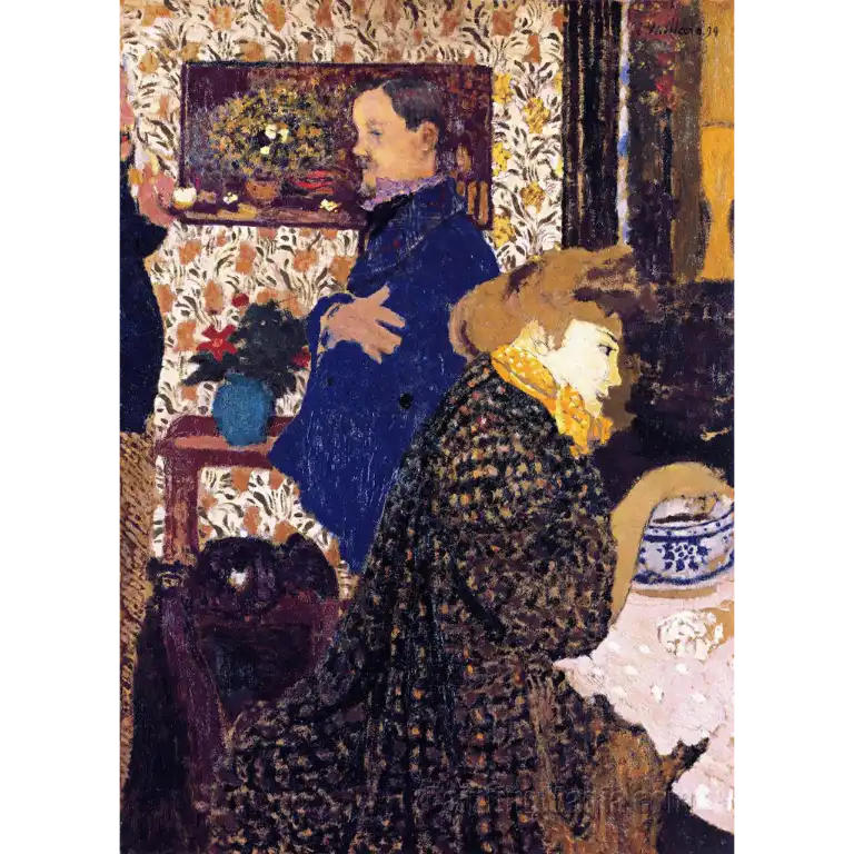 Misia et Vallotton au Relais, Edouard Vuillard.