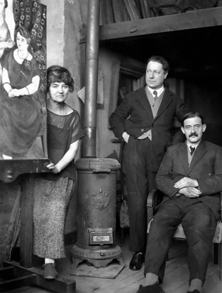 Suzanne Valadon à son atelier.