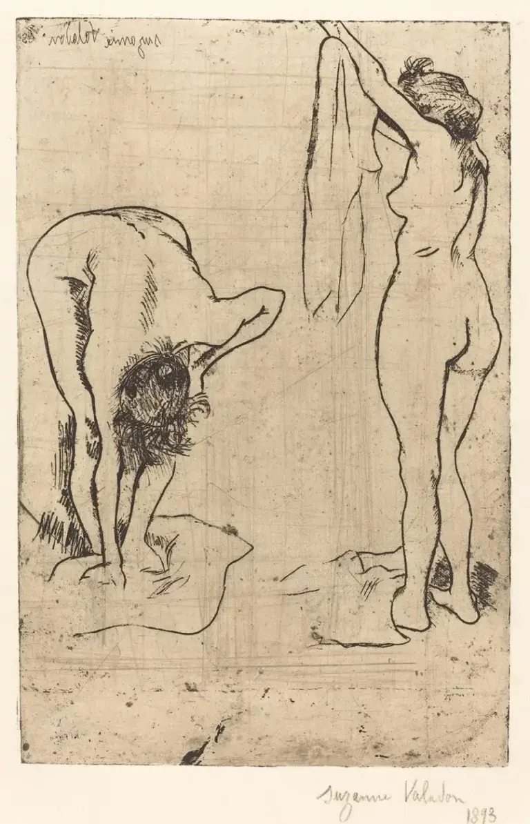 Suzanne Valadon, Femmes au bain, 1893.