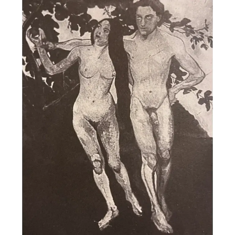 Suzanne Valadon, Adam et éve, non censuré.