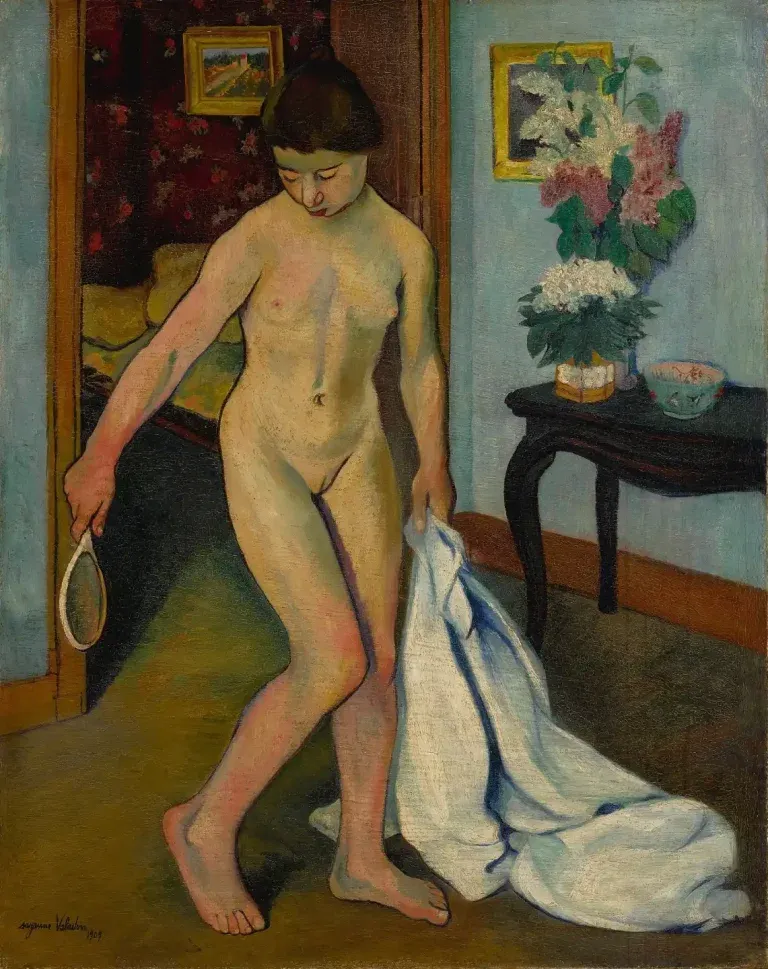 Suzanne Valadon, nu au miroir, 1909.