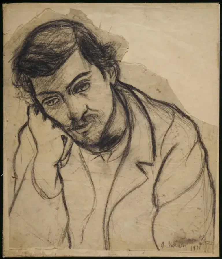 Suzanne Valadon, Maurice Utrillo pensif, 1911.