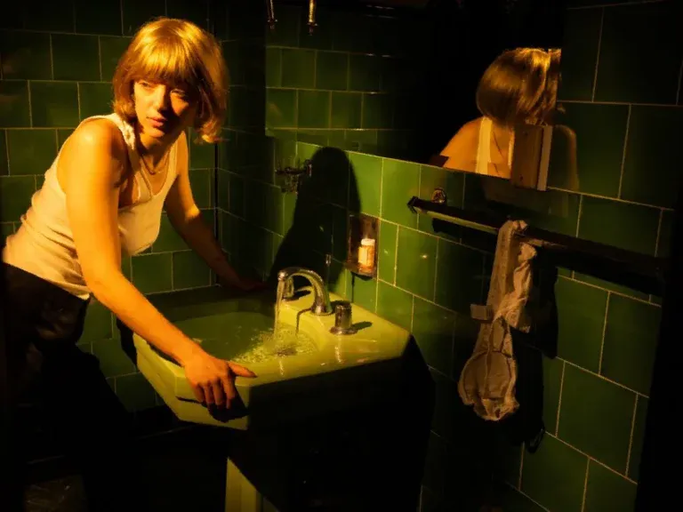 Tania Franco Klein, Subject Studies, Green Bathroom.