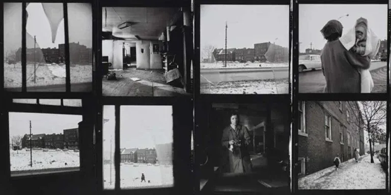 Vivian Maier, planche contact.