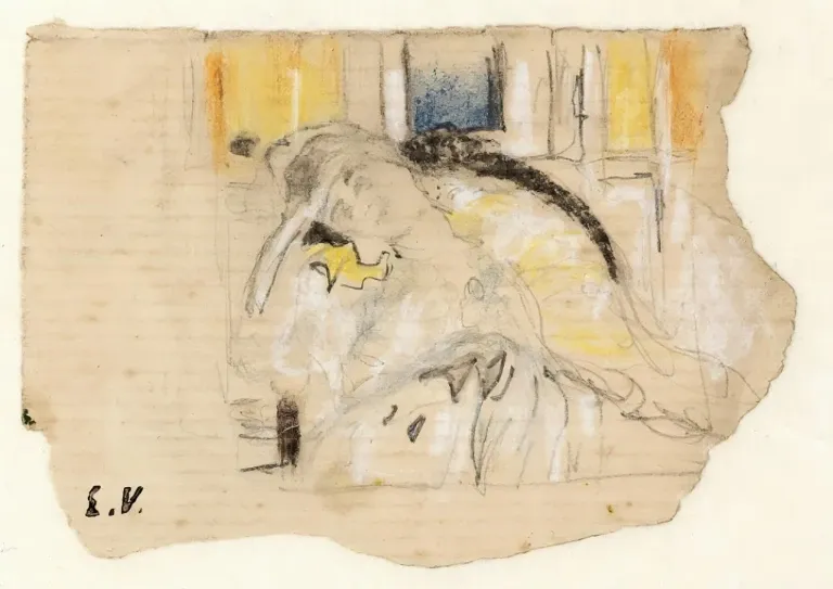 Misia à Cannes, étude pour le Nonchaloir, 1901.