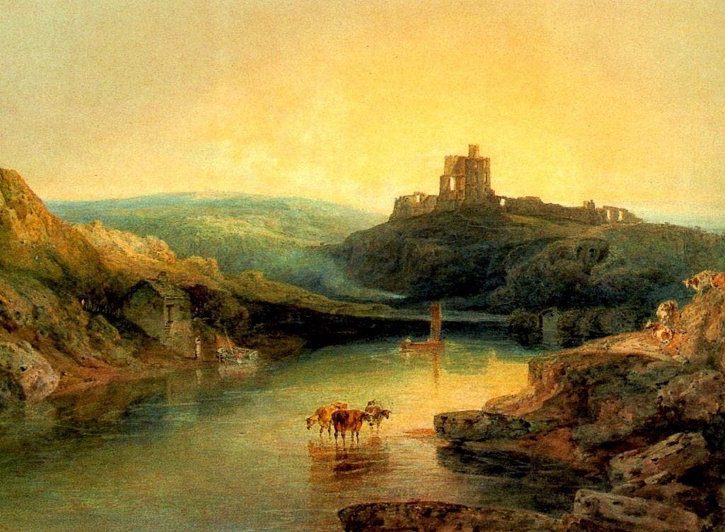 William Turner, Norham Castle on the Tweed, (1816). Tate Gallery.