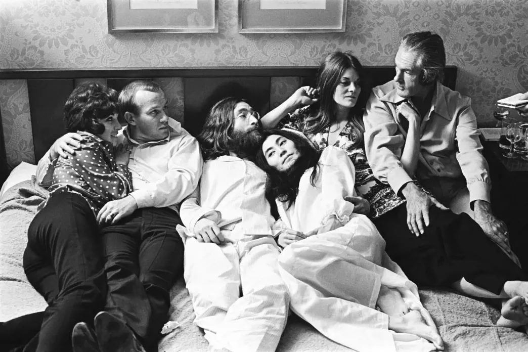 yoJohn Lennon, Yoko Ono, Bed-In For Peace, Montreal, Canada 1969.