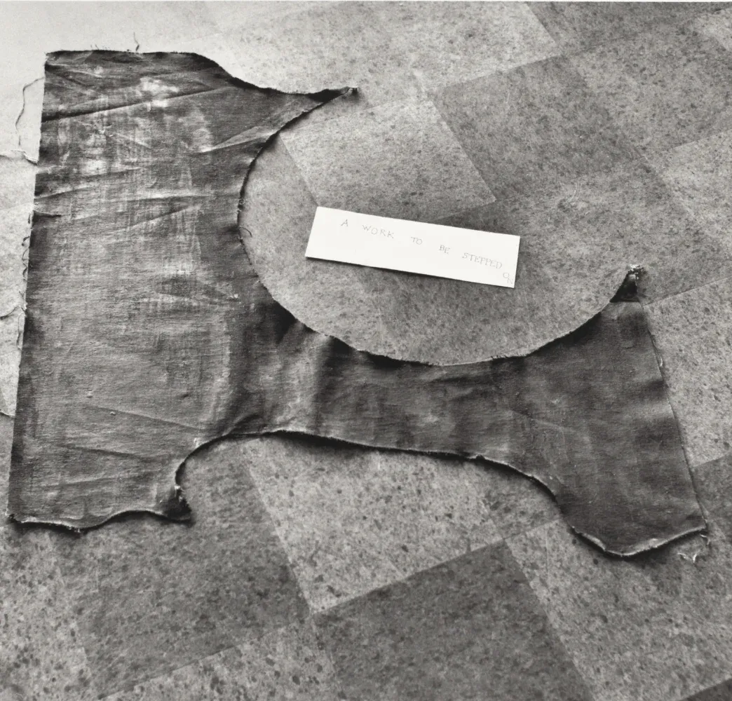 Yoko Ono, Painting to Be Stepped On.