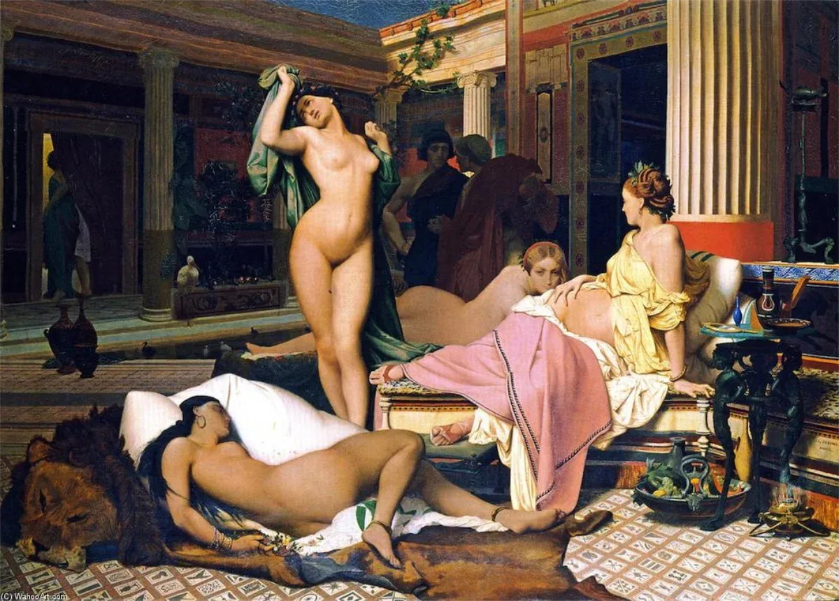 Gérôme. Intérieur grec. 1848.