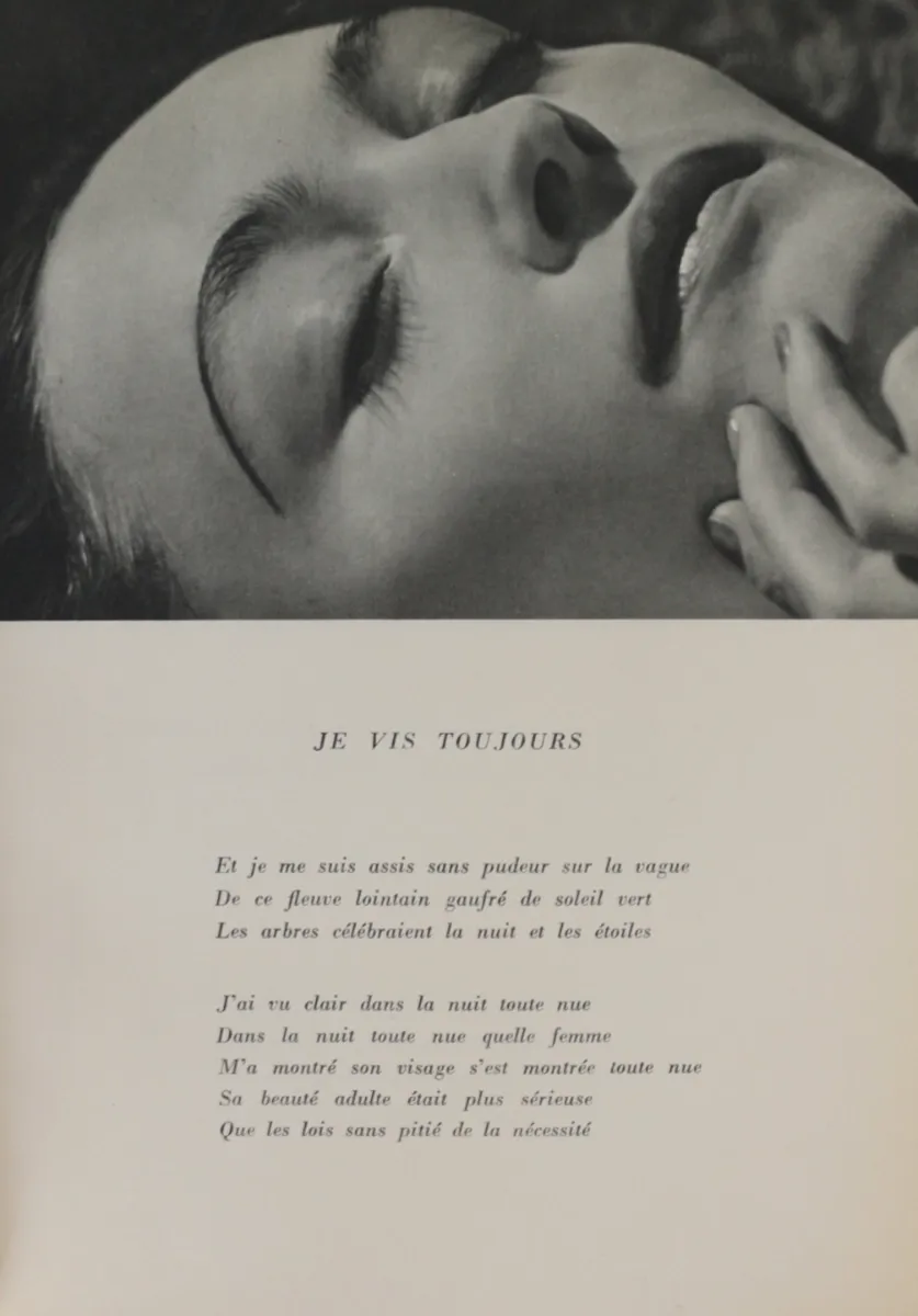 Man Ray. Paul Eluard. Nusch Eluard. Le Temps Déborde. 1947.
