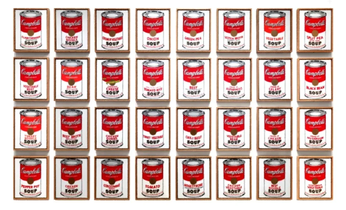 Andy Warhol. Campbell’s soup.