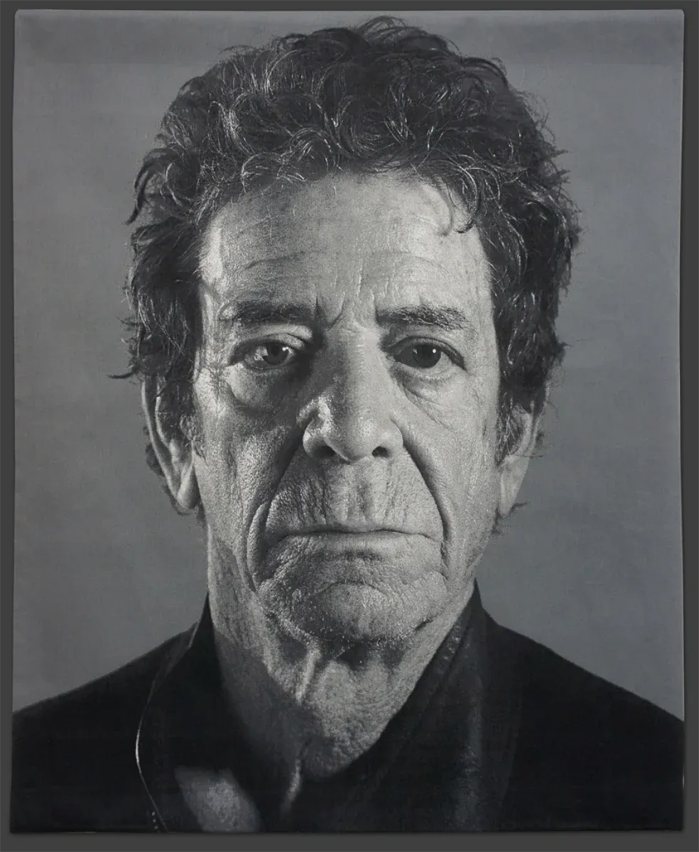 Chuck Close. Lou Reed