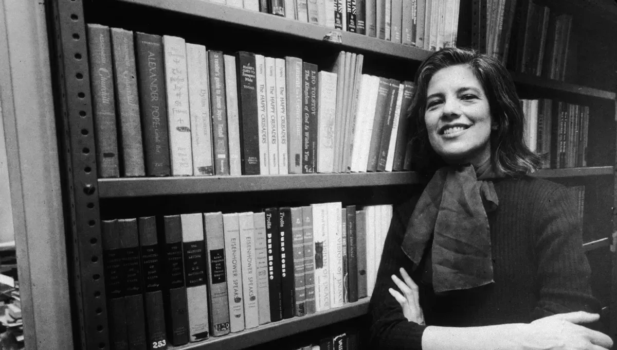 Susan Sontag chez son éditeur à New York. 1978. © William Sauro | New York Times
