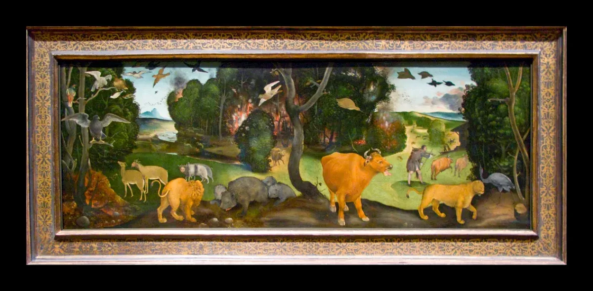 Piero di Cosimo. L'Incendie de forêt.