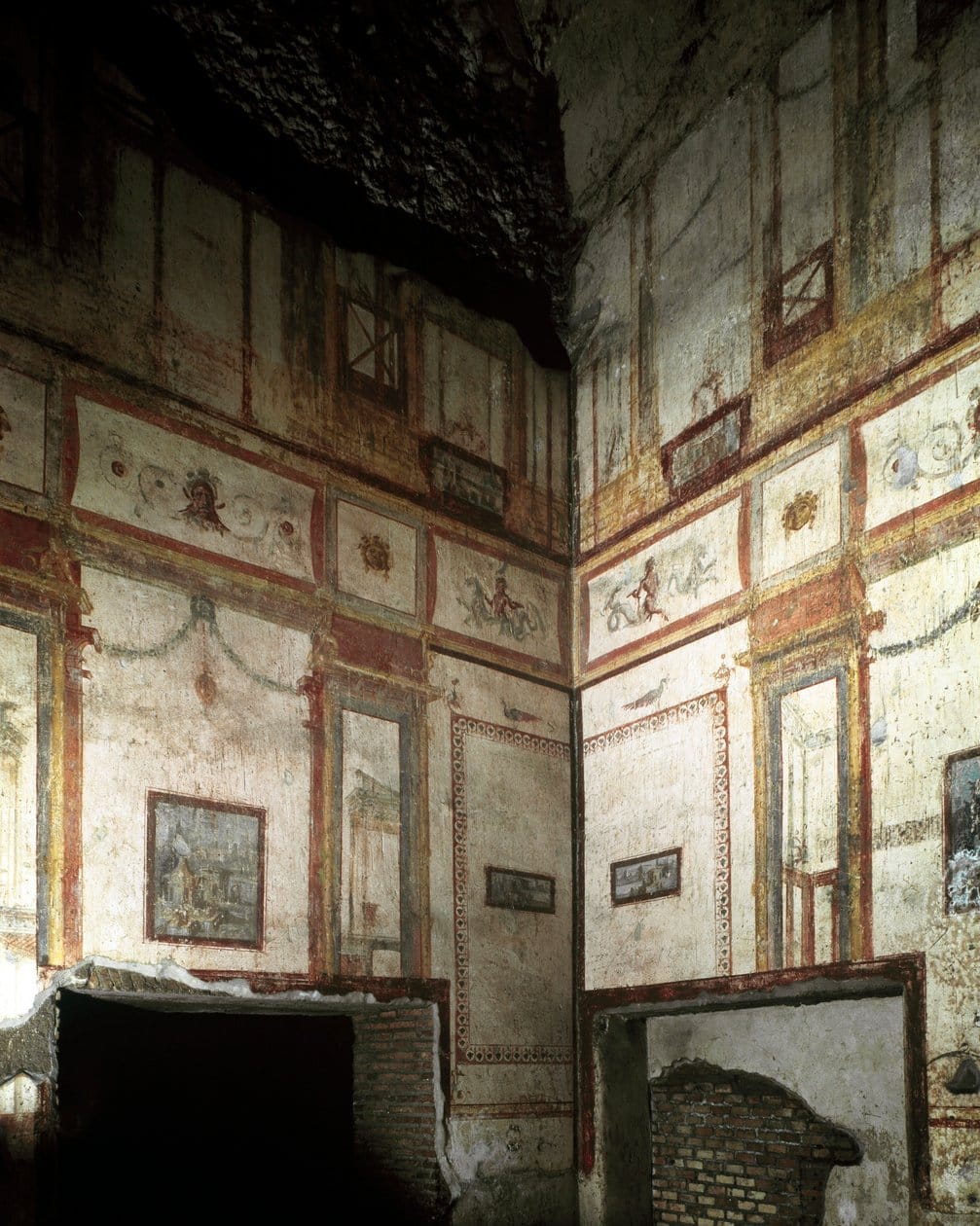 Vue intérieure de la Domus Aurea