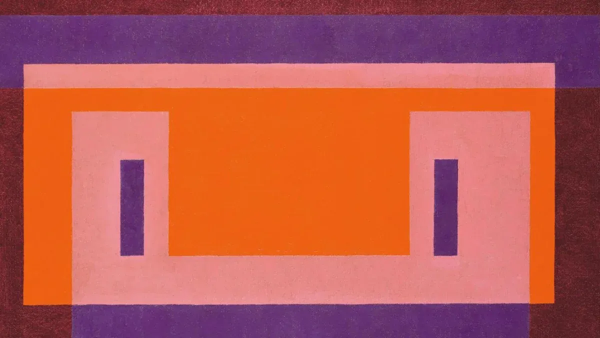 Josef Albers. Variant Orange Wall.