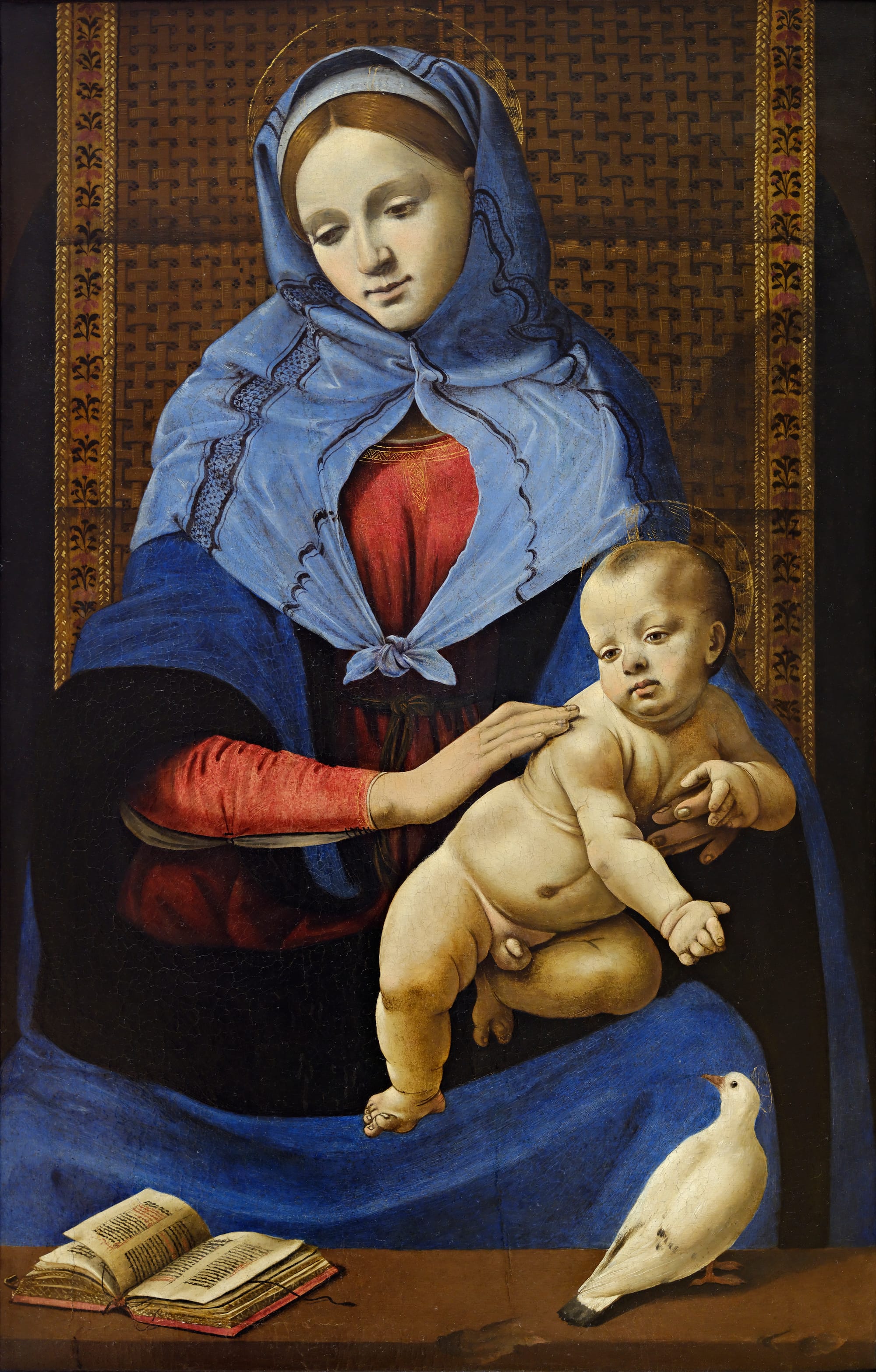 Piero di Cosimo. Madone à la colombe. 1490. Musée du Louvre.