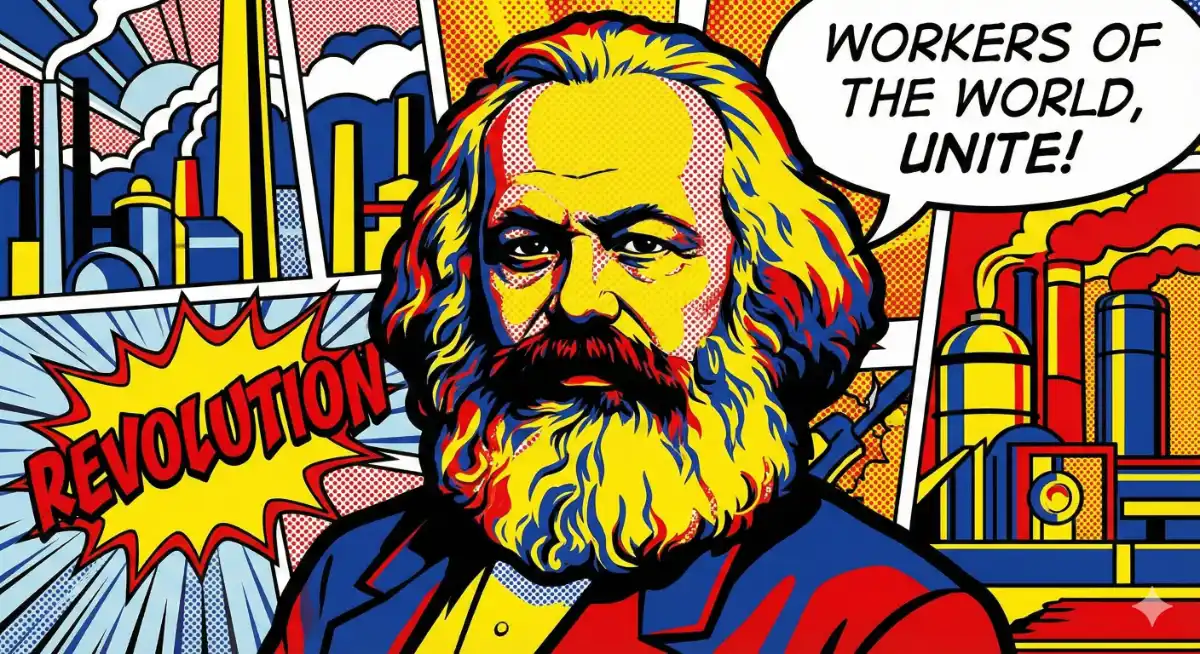 Karl Marx façon Lichenstein