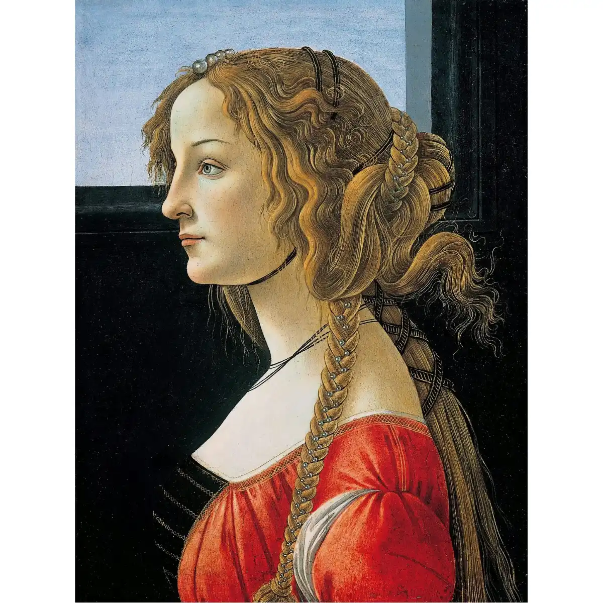 Portrait posthume de Simonetta. Sandro Botticelli. Vers 1476.