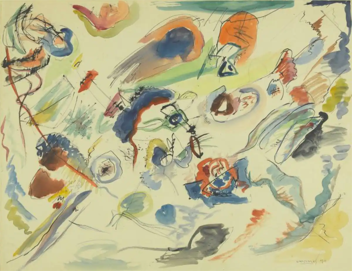 Vassily Kandinsky, "Sans titre", 1913