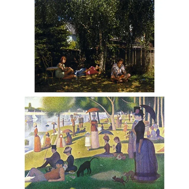 Jeff Wall / Georges Seurat, «&nbsp;Un dimanche après-midi à l’île de la Jatte, 1884-86.